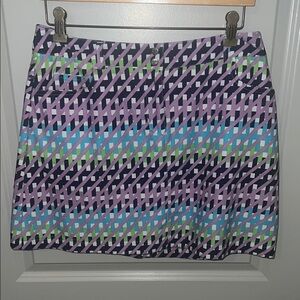 Slazenger Turquoise and Purple Casual Skort